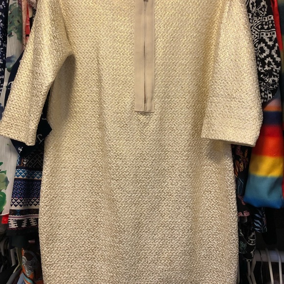 Zara Collection Gold Metallic Dress - Picture 6 of 11